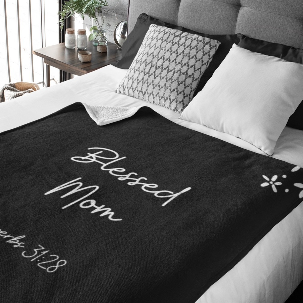 Blessed Mom Fleece Blanket